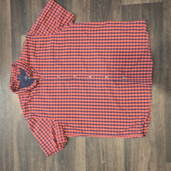 American Eagle men's XL slim fit collard button down short sleeve shirt. - Picture 4 of 5